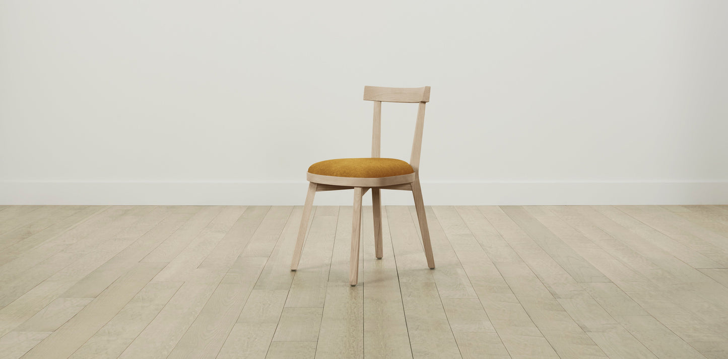 The Allen - Mohair Amber Dining Chair