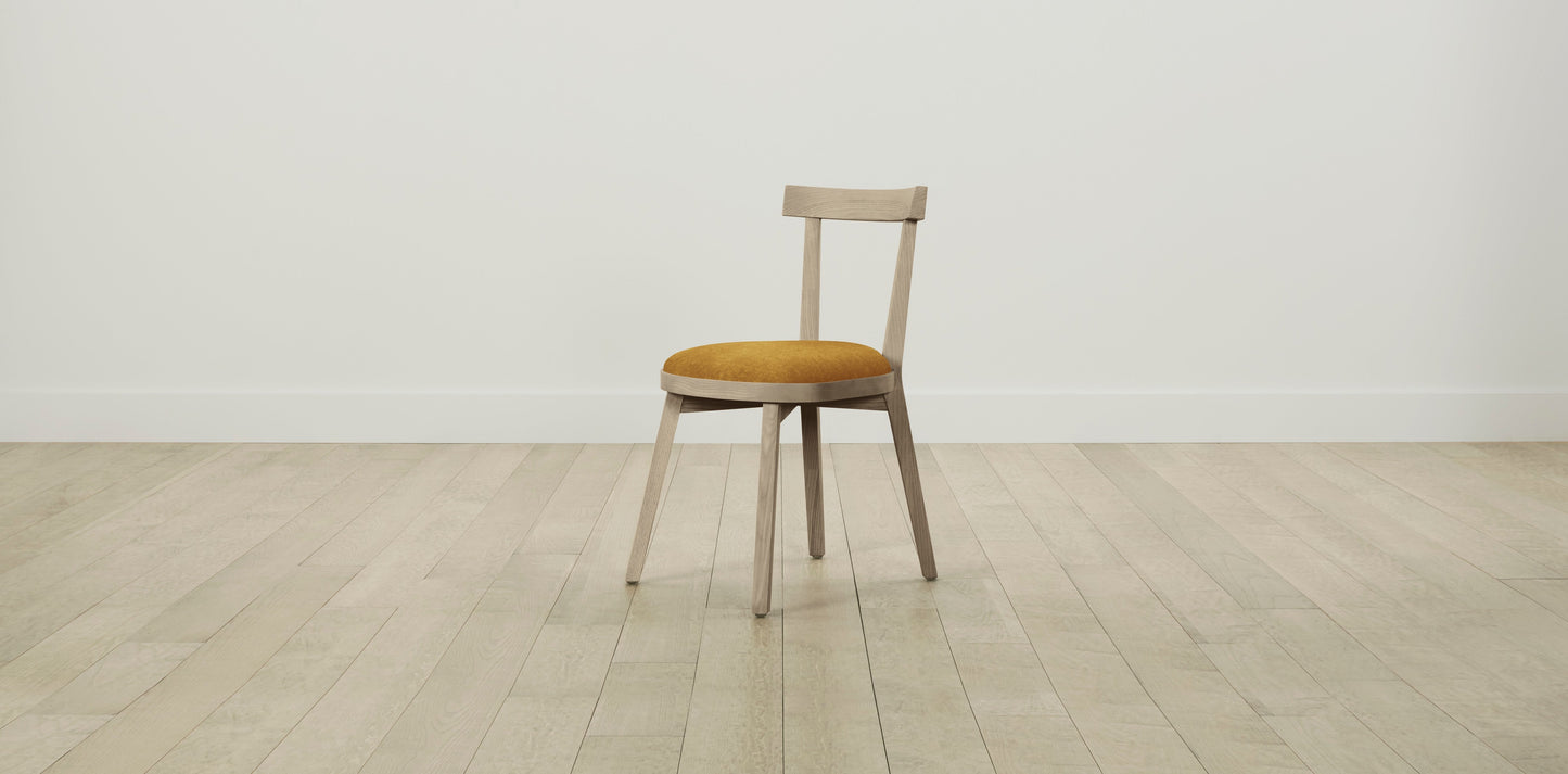 The Allen - Mohair Amber Dining Chair