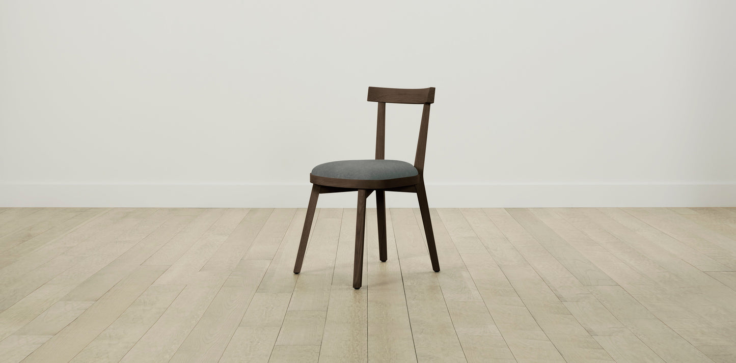 The Allen - Mohair Fog Dining Chair