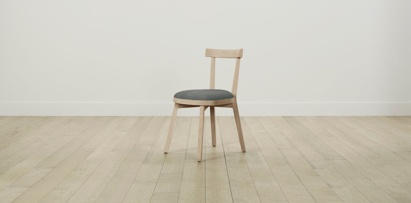 The Allen - Mohair Fog Dining Chair