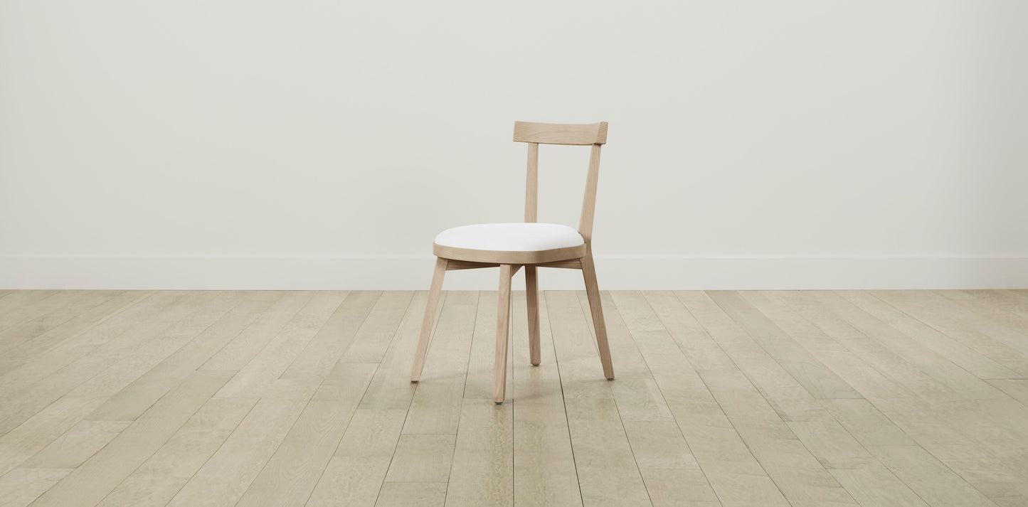 The Allen - Performance Textured Linen Bone Dining Chair