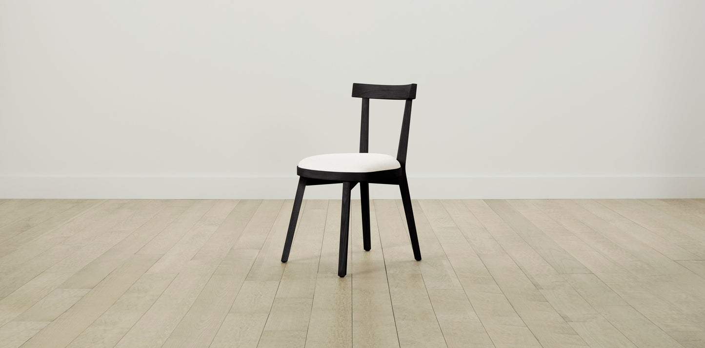 The Allen - Performance Textured Linen Pearl Dining Chair
