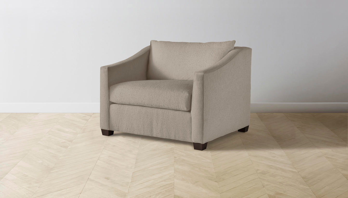 The Sullivan - Performance Bouclé Morel Chair and a Half