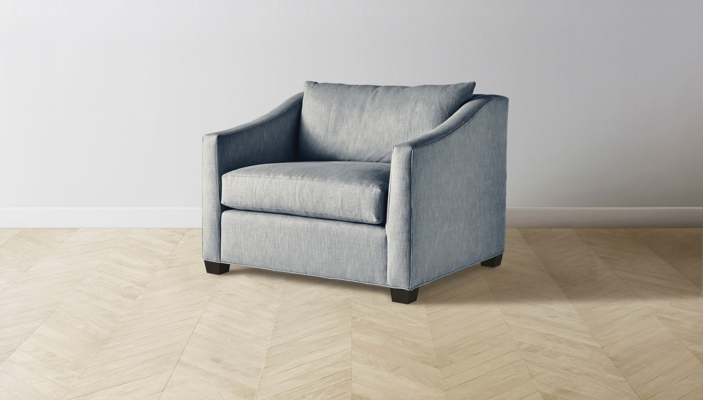 The Sullivan - Performance Melange Weave Aegean Chair and a Half