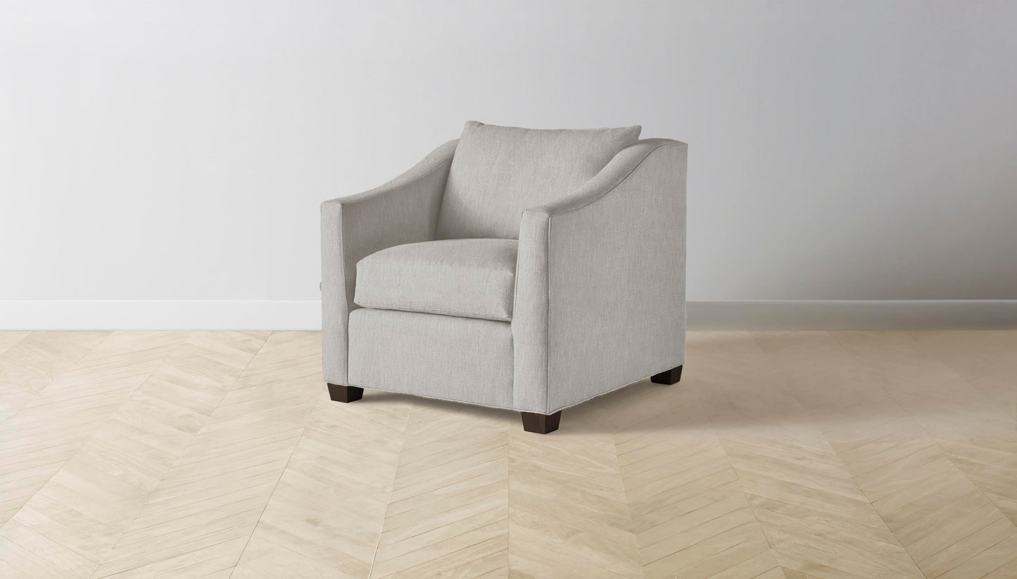 The Sullivan - Performance Melange Weave Flint Chair