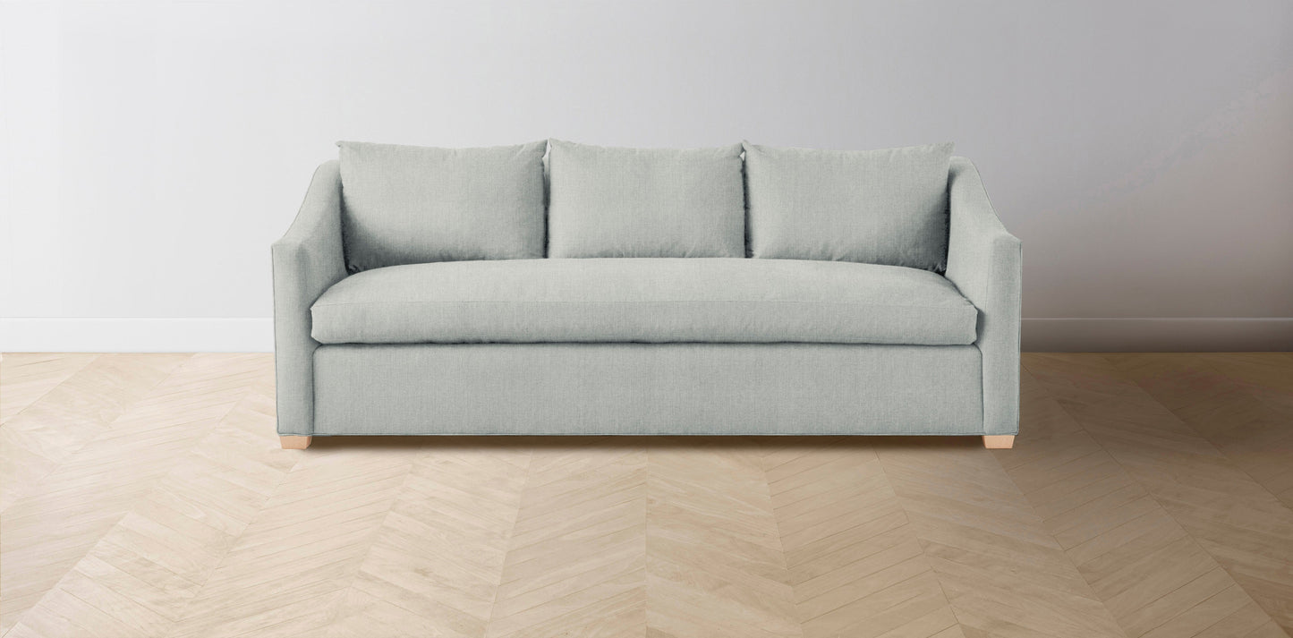 The Sullivan - Performance Melange Weave Seaglass Sofa