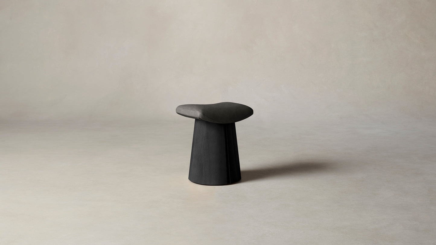 The Weston - Tuscan Leather Seal Stool