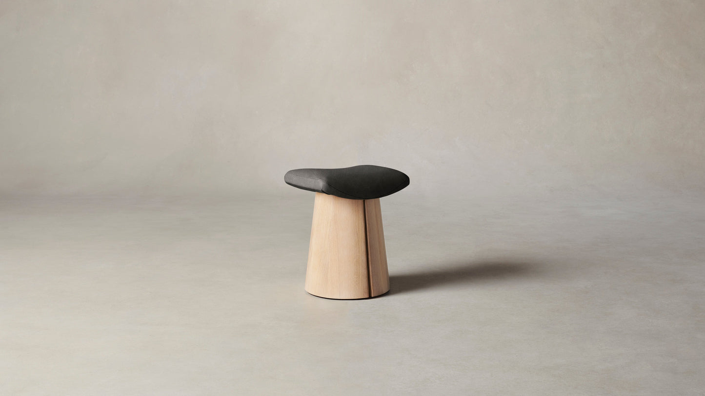 The Weston - Tuscan Leather Seal Stool