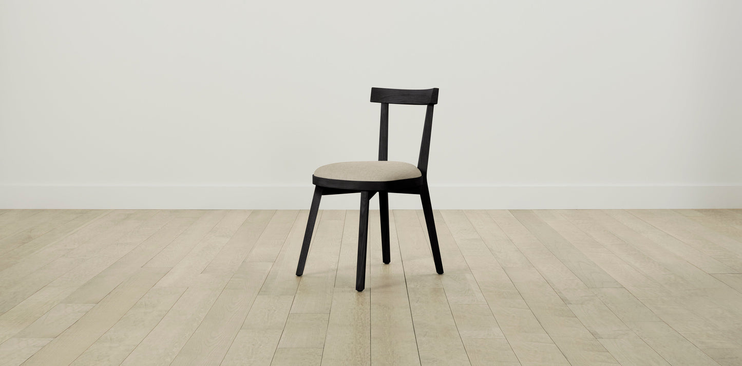 The Allen  - Belgian Linen Alder Dining Chair