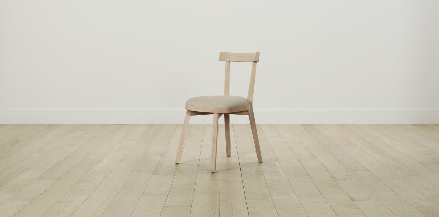 The Allen  - Belgian Linen Alder Dining Chair