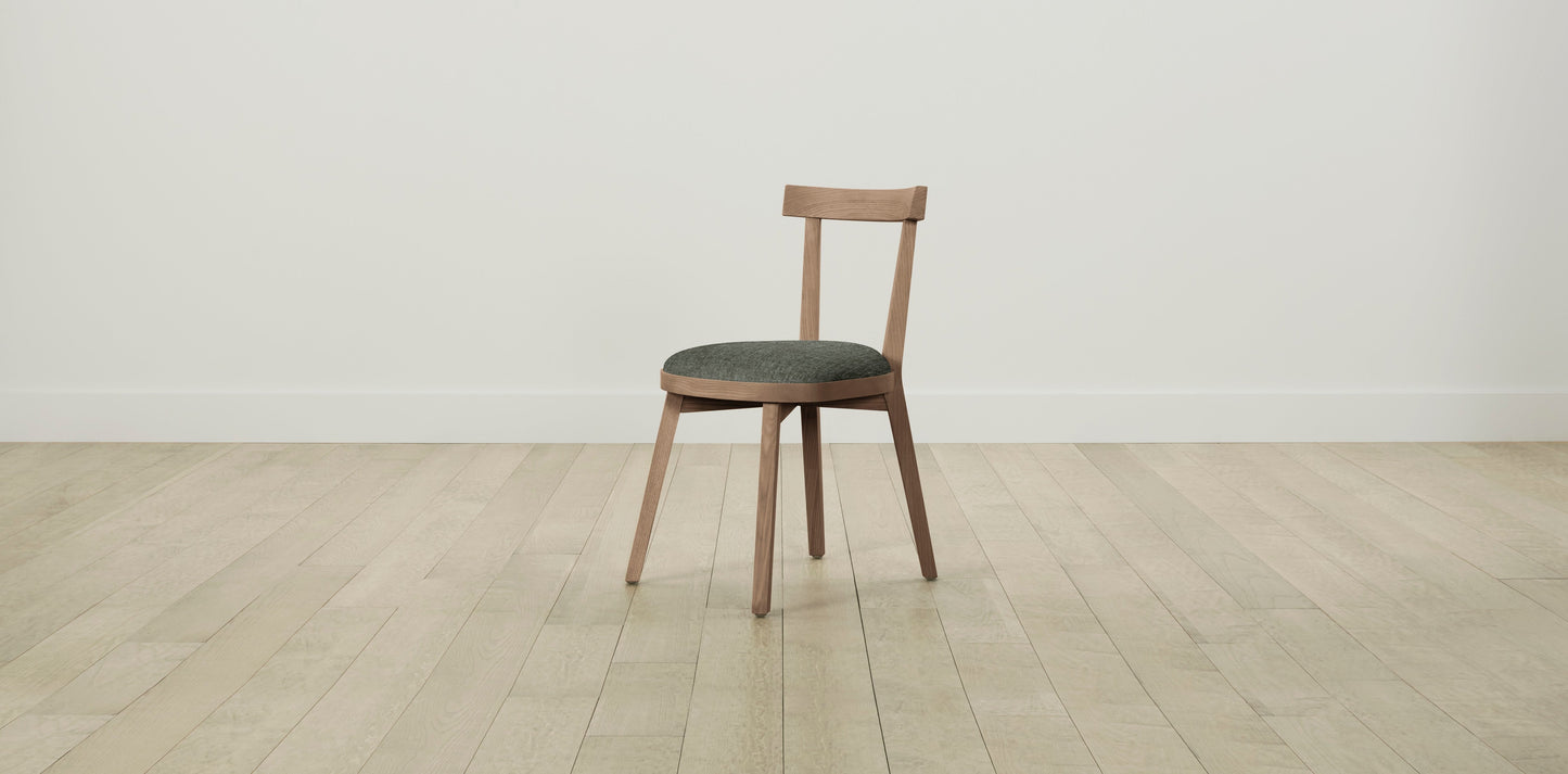 The Allen  - Belgian Linen Thyme Dining Chair