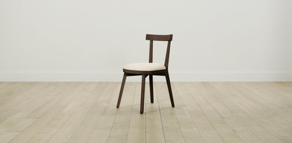 The Allen  - Italian Bouclé White Dining Chair